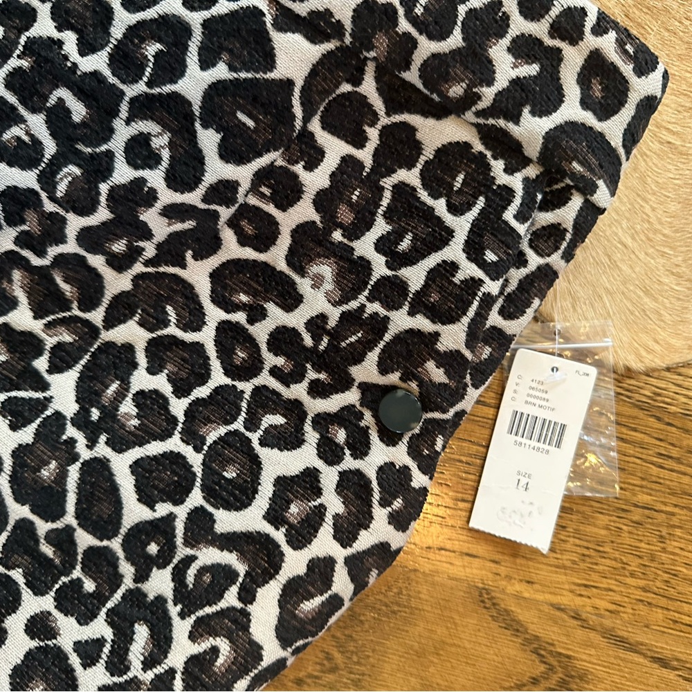 Maeve leopard pants 14 NWT - Picture 5 of 7